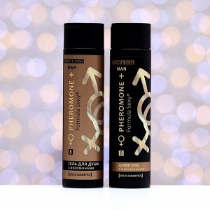 Подарочный набор косметики мужской Formula Sexy №8, гель для душа, 250 мл+шампунь, 250 мл (по мотивам 1 Million (P.Rabanne)