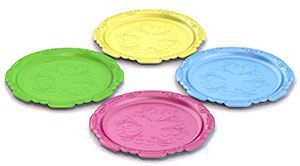 Поднос Как и вся наша детская посуда, поднос отличается особой изысканностью и необыкновенным «царским» дизайном. Выпускается в 4 цветах: желтый, голубой, салатовый, розовый перламутровый.
