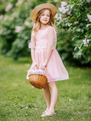 Платье. Цвет: Пыльно розовый