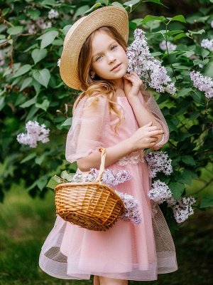 Платье. Цвет: Пыльно розовый