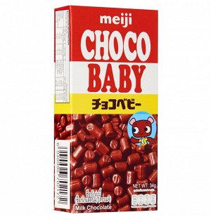 Конфеты шоколадные Meiji Шоко Бэйби (Choco Baby) 32г 1/10/120