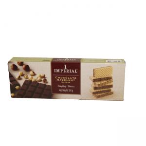 Вафли шоколадно-ореховые  (Imperial Wafer Cream Chocolate Hizelnut 100 g.)100 гр (Картонная коробка) ТАЙЛАНД