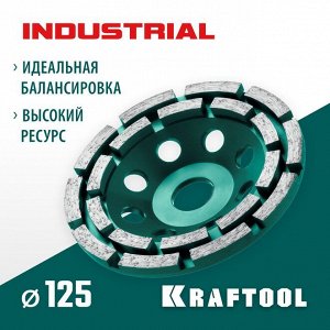 KRAFTOOL Двухрядная алмазная чашка