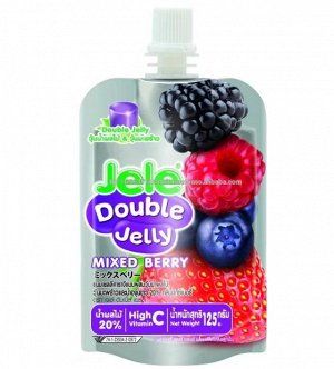 JELE DOUBLE JELE  Mixed berry  (ягодный микс)  125 гр (фольгированная упаковка)
