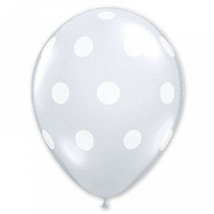 Шелк 05" Polka Dots Diam Clear/Q