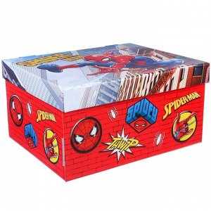 Коробка подарочная складная с крышкой "Spider-man" 31х25,5х16, Человек-паук