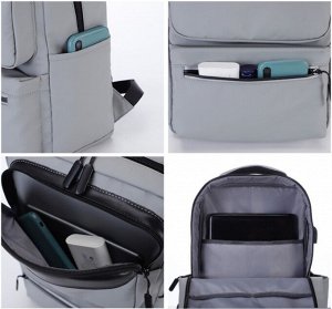 Рюкзак городской, универсальный, повседневный, для ноутбука, USB порт