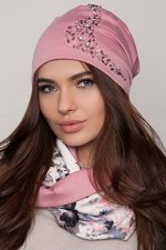 Комплект женский шапка + снуд  