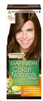 Гарньер Color Naturals краска д/волос крем. 4.3 золотистый каштан питан. насыщ/цв 155гр. карт/уп / 1