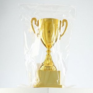 Кубок 092, наградная фигура, золото, подставка пластик, 19.8 см