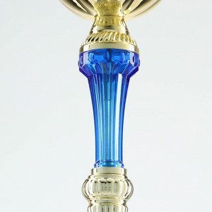 Кубок 132B, наградная фигура, золото, подставка камень, 24 x 8 x 7 см.