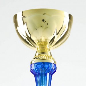 Кубок 132B, наградная фигура, золото, подставка камень, 24 x 8 x 7 см.
