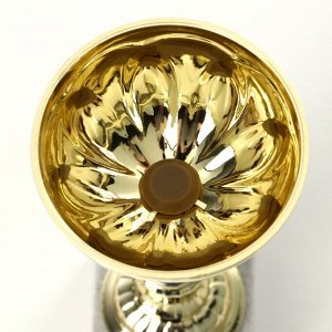 Кубок 132B, наградная фигура, золото, подставка камень, 24 x 8 x 7 см.