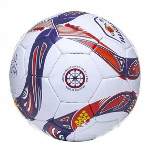Мяч футбольный Atemi IGNEOUS, PU/PVC 1.3mm, бел/cине/оранж, р.4, р/ш, 32 п , окруж 65-66