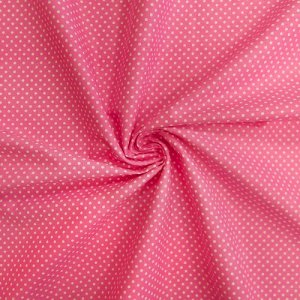 Ткань на отрез бязь плательная 150 см 1554/1 цвет розовый