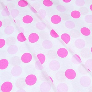 Ткань на отрез бязь плательная 150 см 1718/15 цвет розовый