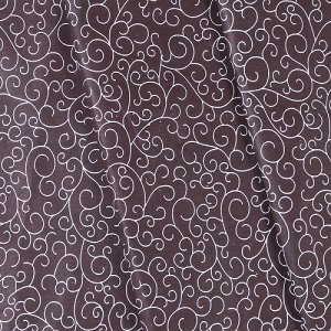 Ткань на отрез бязь плательная 150 см 1762/2 цвет шоколад