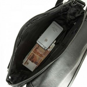 Мужская кожаная сумка 6956-1A BLACK