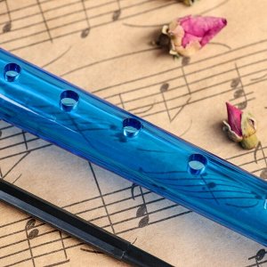Блокфлейта Music Life, 8 отверстий, синяя