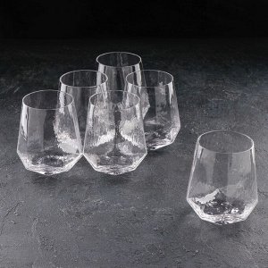 Набор стеклянных стаканов Magistro «Дарио», 450 мл, 10?11,5 см, 6 шт, цвет прозрачный