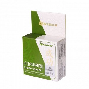 Леска NISUS FORWARD Warrior, диаметр 0.165 мм, тест 2.45 кг, 150 м, зелёная