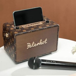 Портативная караоке система Bluetooth Peterhot Karaoke Speaker + беспроводной микрофон