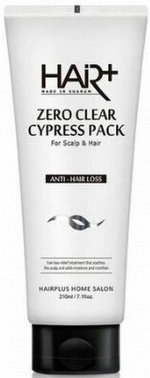 HAIR PLUS Успокаивающая маска против выпадения волос с экстрактом кипариса Zero Clear Cypress Pack