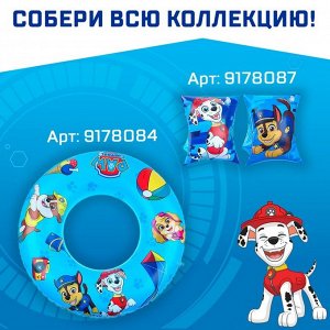Жилет надувной для плавания, детский, Щенячий патруль, голубой