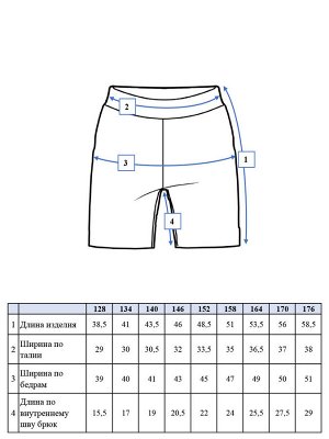 Шорты трикотажные для мальчиков