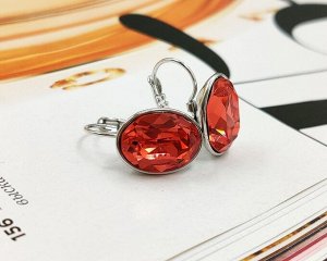 Серьги с кристаллами Swarovski