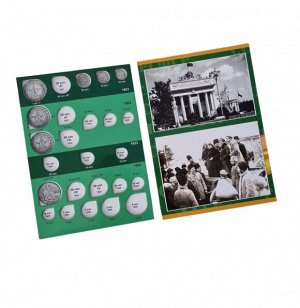 Альбом-планшет для монет СССР регулярного выпуска в двух томах, 1921–1936 гг. и 1937–1957 гг.