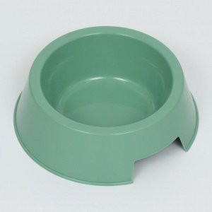 Миска пластиковая 17x17x5 см, 400 мл, оливковая