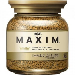 Кофе растворимый AGF MAXIM с/б 80g