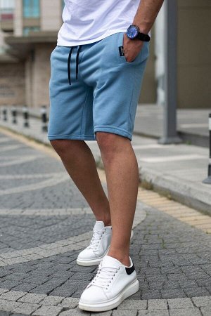 Мужские шорты стандартного кроя с двойными карманами 4842 Синий