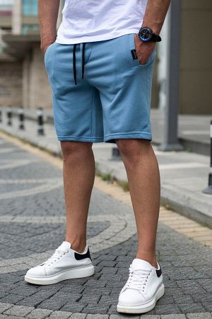 Мужские шорты стандартного кроя с двойными карманами 4842 Синий