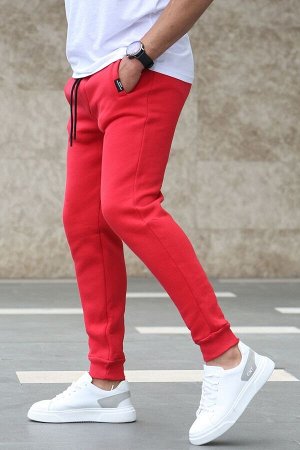 Мужские красные базовые спортивные штаны 4210