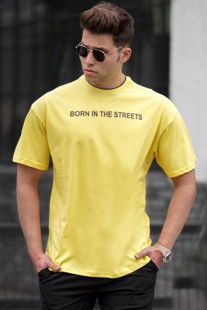 Мужская желтая футболка 5219