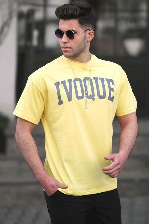 Мужская желтая футболка 4996