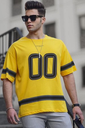 Мужская желтая футболка 4974