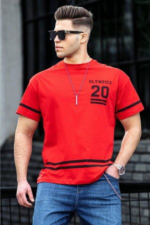 Мужская красная футболка 4970
