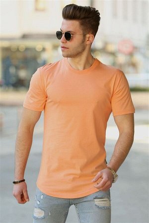 Базовая оранжевая мужская футболка 4500