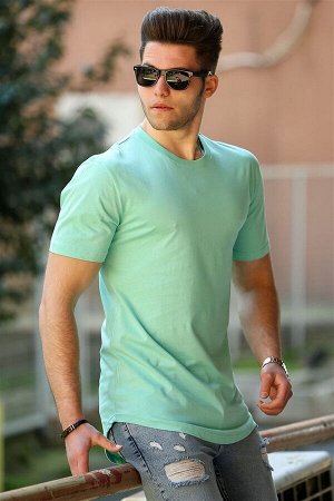 Базовая зеленая мужская футболка 4500