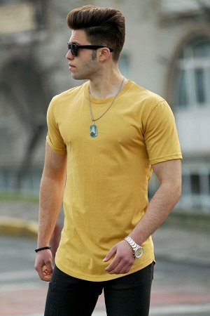 Базовая желтая мужская футболка 4500