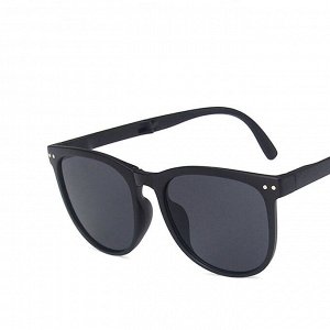 Складывающиеся солнцезащитные очки унисекс, квадратные, черная оправа + чехол