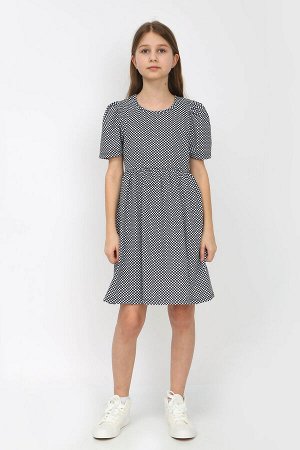 Платье для девочки Соты короткий рукав-фонарик арт. ПЛ-371