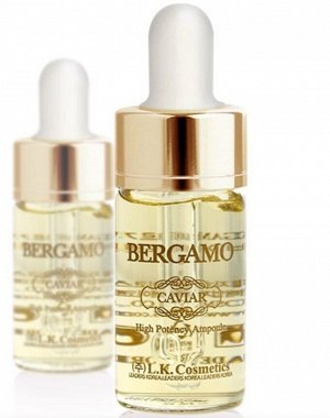 Bergamo Набор ампульных сывороток с коллагеном и икрой Real Gold Collagen Caviar Ampoule 4Pcs, 13мл*4шт