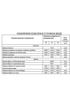 Комплект свитшот, брюки