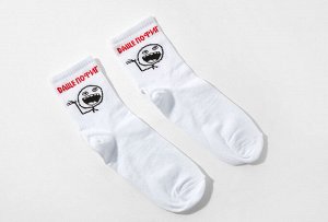 Nature Socks Носки женские с надписью "ваще пофиг" и принтом