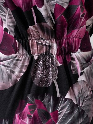 Binita Платье жен.арт.1127-2,черно-фиолетовое