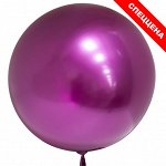 BUBBLE DECO сфера 18&quot;/46 см, хром, фуксия